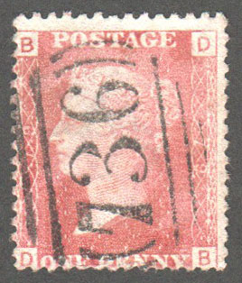 Great Britain Scott 33 Used Plate 79 - DB - Click Image to Close